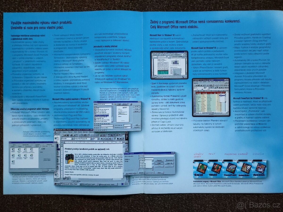 Počítačové nabídky 1. pol. 90 let HW SW Windows - 16