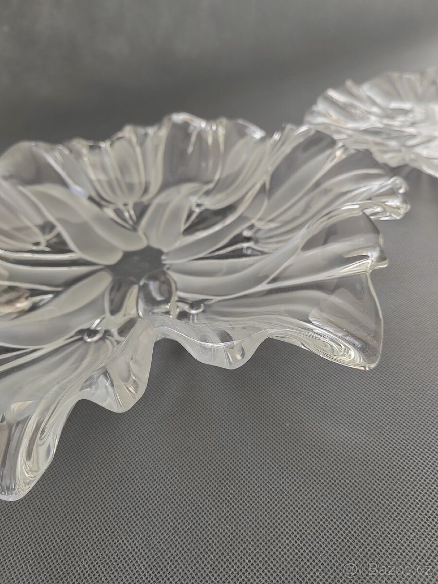 Sada skleněných servirovacich talířů a mísy od Mikasa - 16