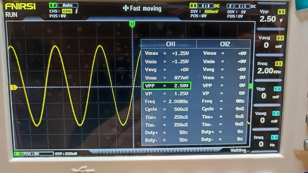 Osciloskop FNIRSI 2x100MHz s generátorem 10MHz NOVÝ - 16