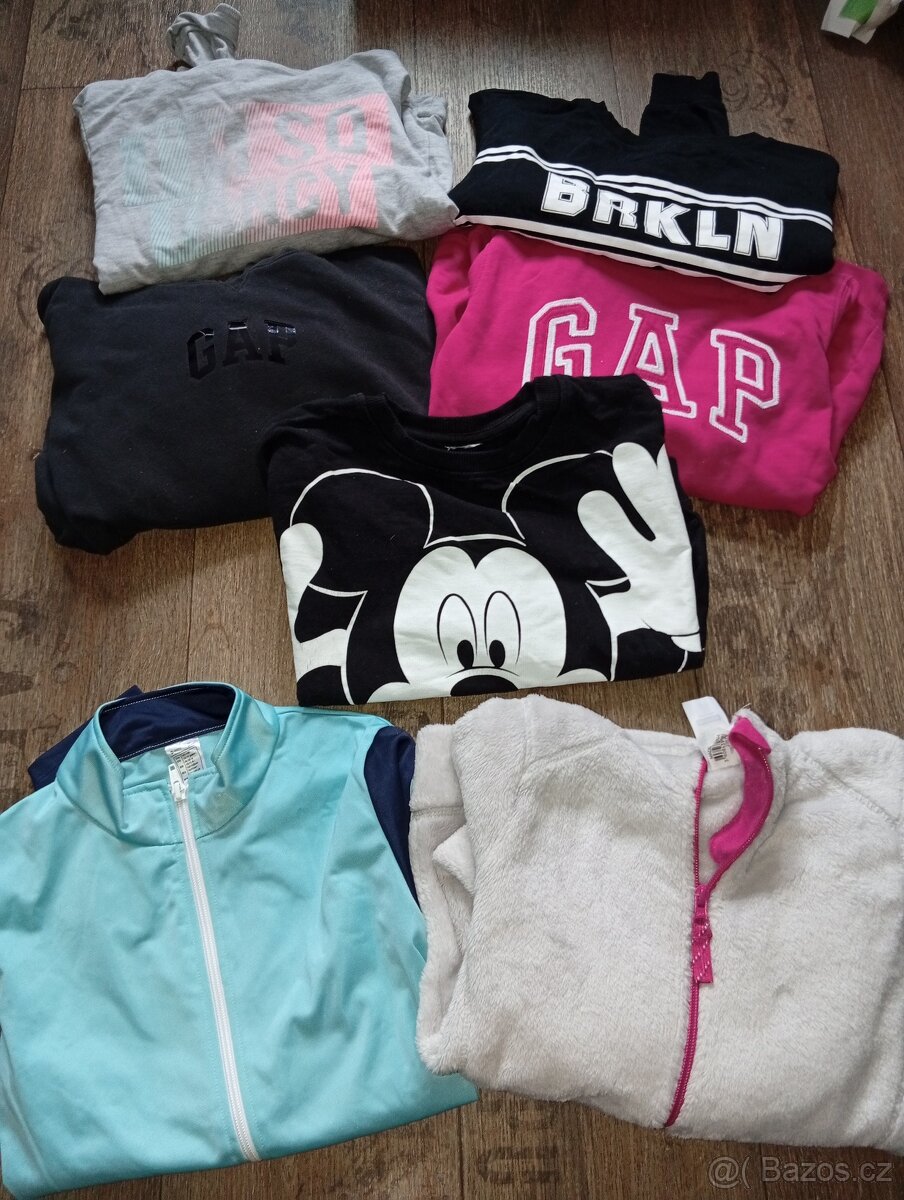 Dívčí mikiny vel. 134 - 164 - 16