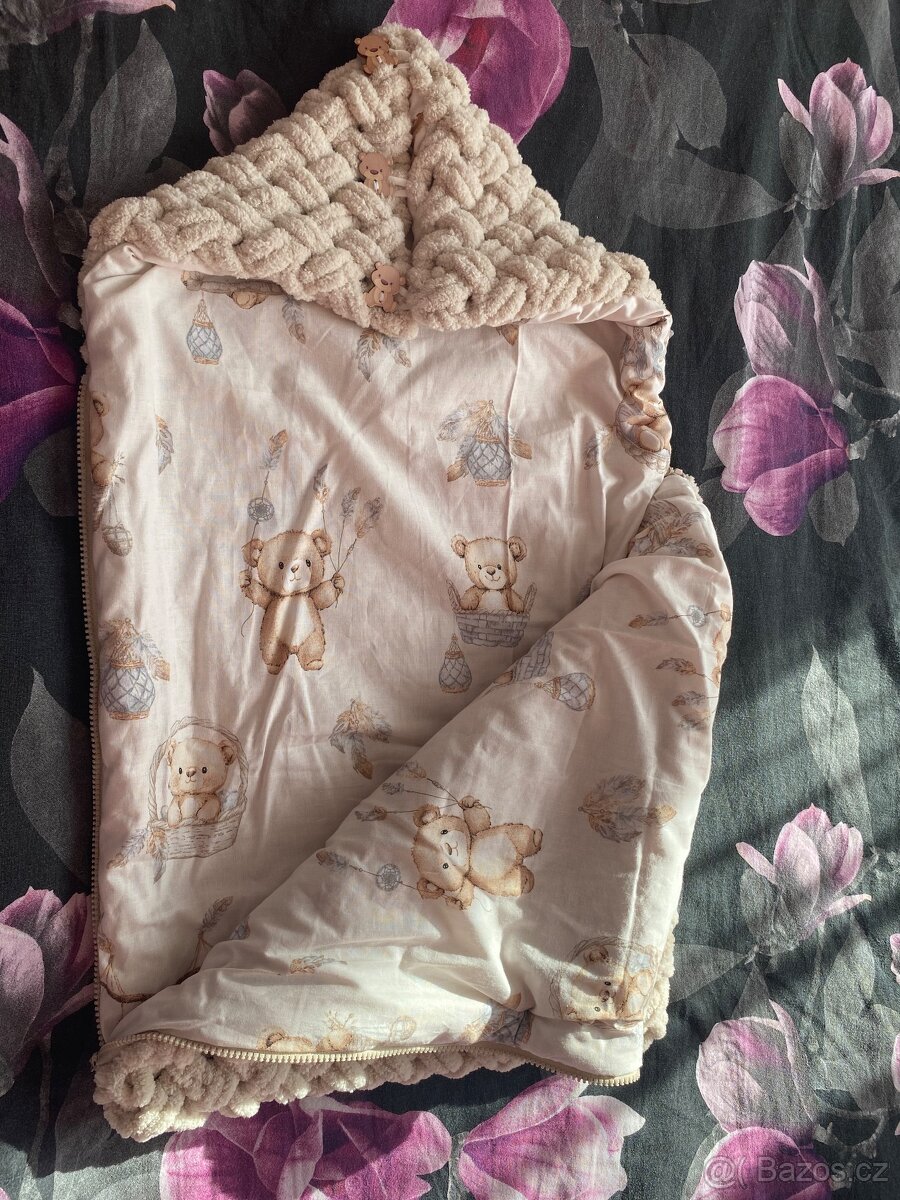 Zavinovačky a dečky pro miminko z puffy - 16