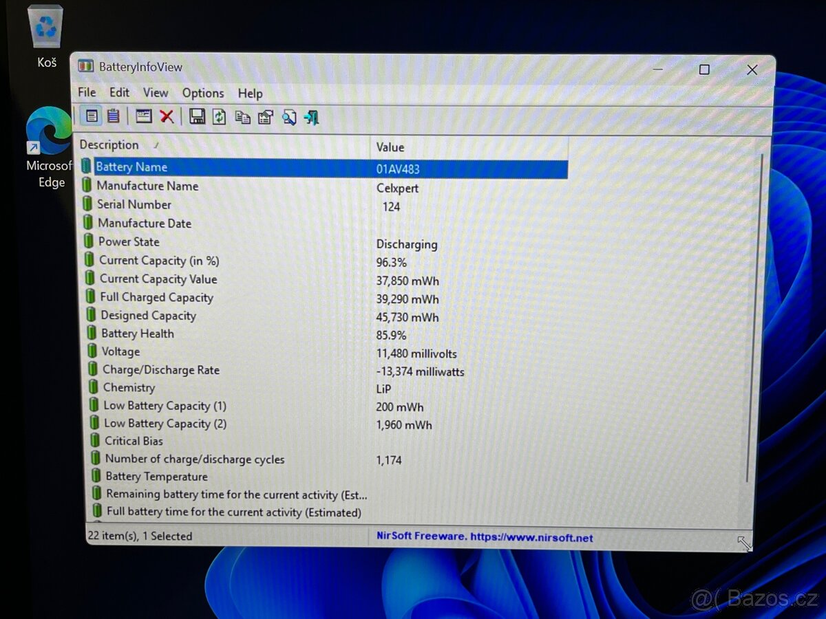 Lenovo ThinkPad yoga L390 - 16gb/512gb, i5 8.gen, win11 - 16