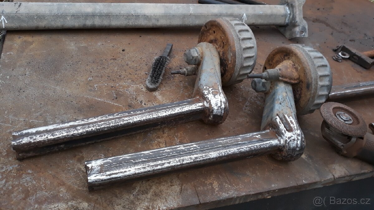 Náprava na přívěsný vozík Kempík - 16