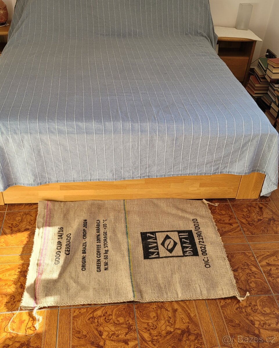 Dekorace: Jutové pytle na kávu, více kusů a více druhů, - 16