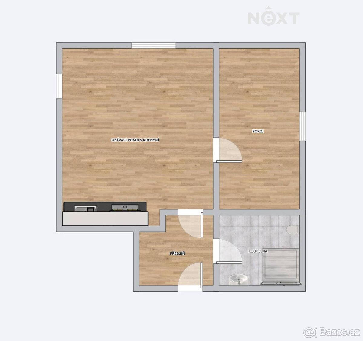 Pronájem byt 2+kk, 58㎡ - 16