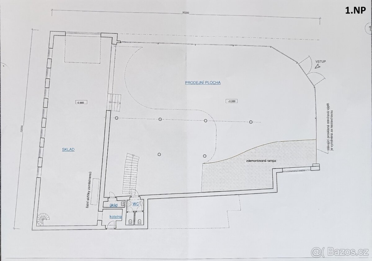Nebytové prostory v centru, 520m2 - 16