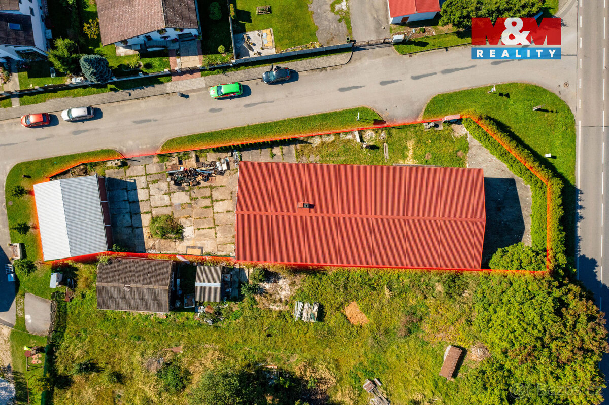 Prodej výrobního objektu, 480 m², Katovice, ul. Šumavská - 16