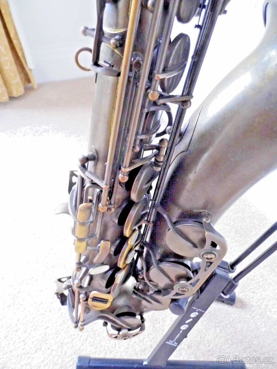 TREVOR JAMES RAW SIGNATURE CUSTOM BARE BRASS TENOR SAX & BAR - 16