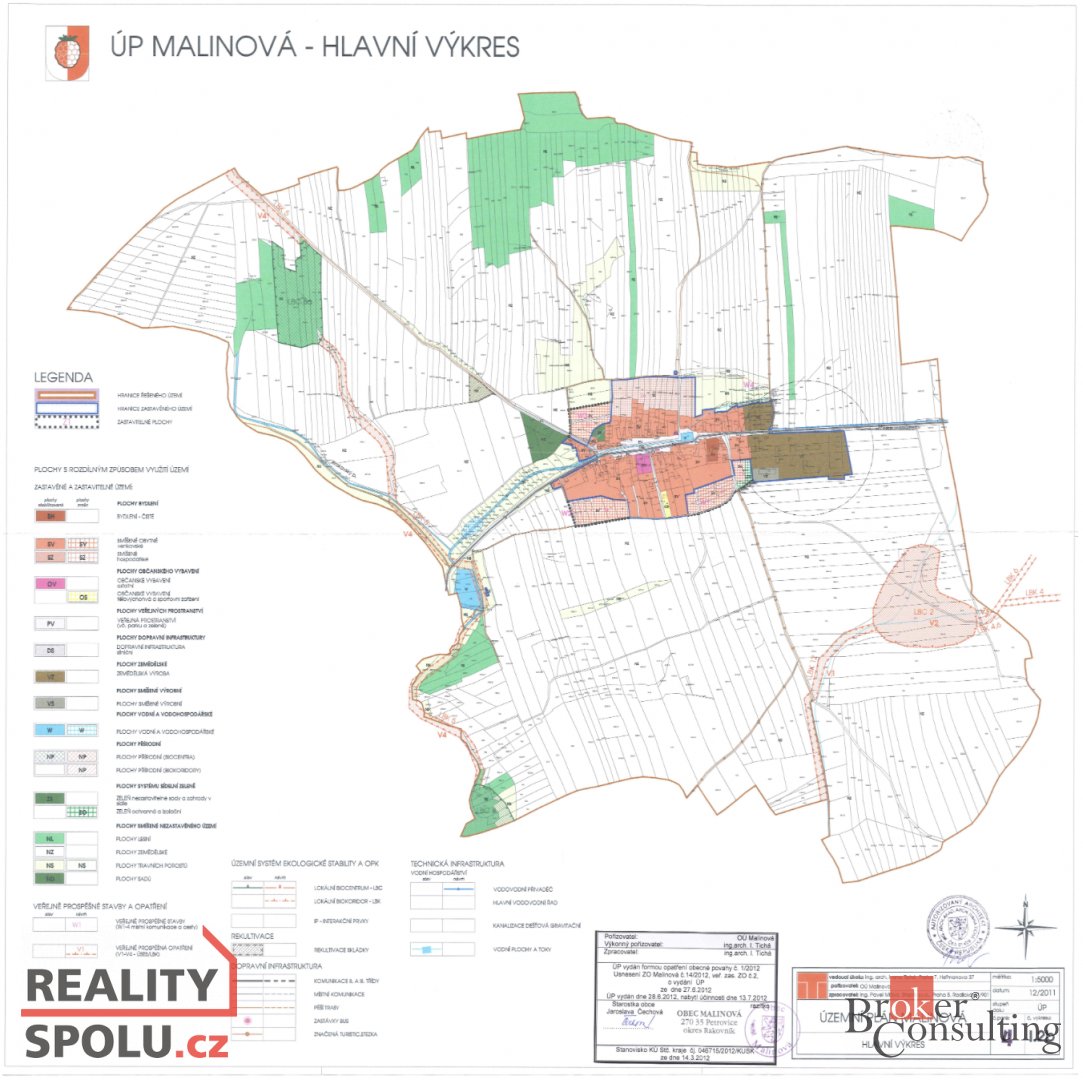 Prodej, pozemky/bydlení, 1588 m2, 27035 Malinová, Rakovník [ - 16
