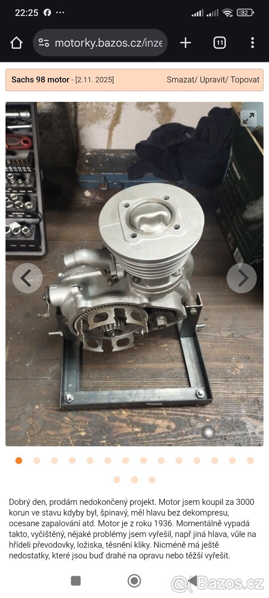 Sachs 98 M32 1936 motor - 16