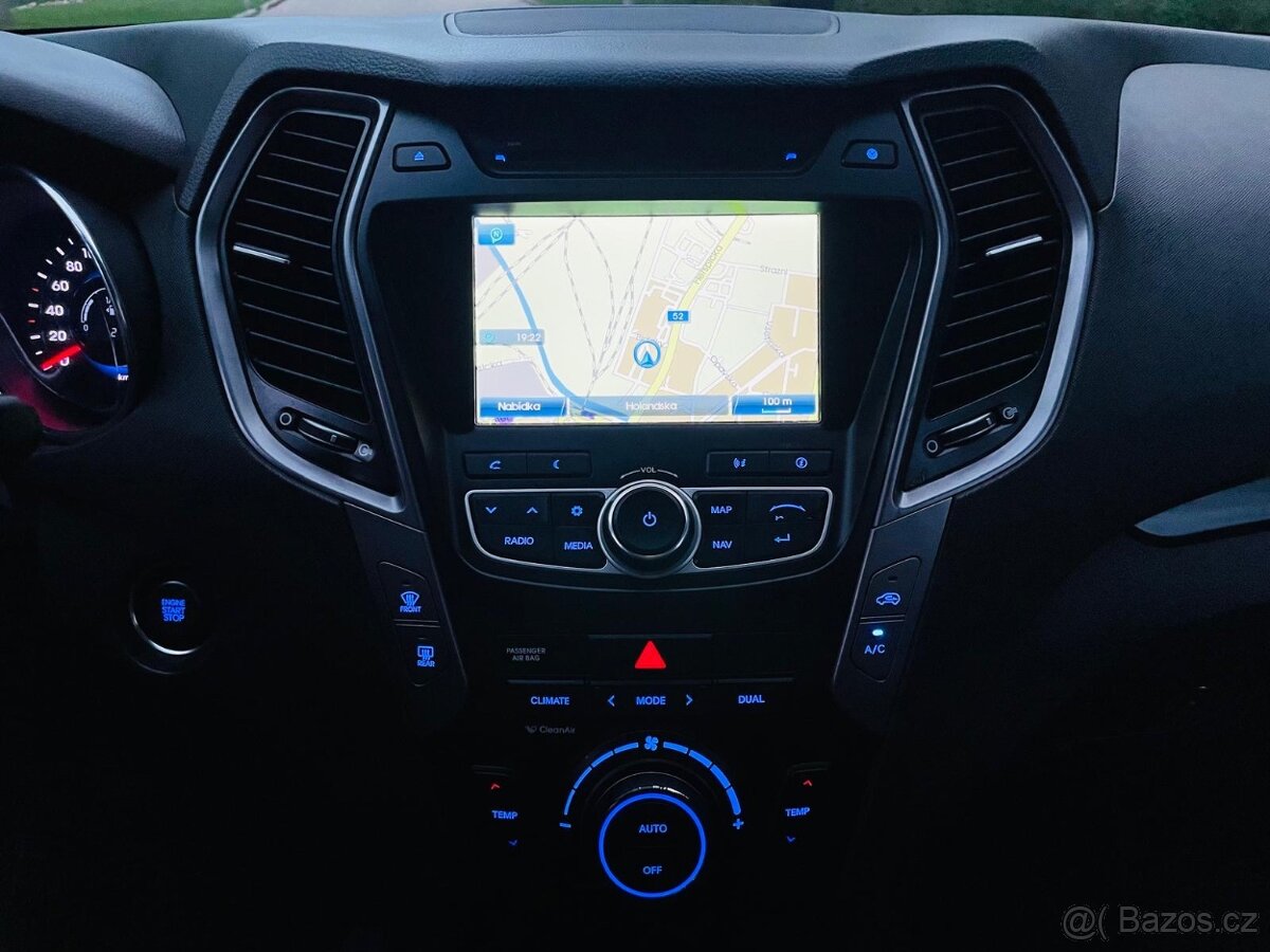 Hyundai Santa Fe 2.2CRD 4x4 MANUÁL KAMERA LED SERVISKA TAŽNÉ - 16