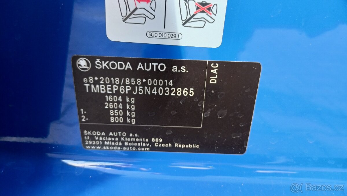 ŠKODA FABIA IV 1,0 TSI LED DPH škoda servis - 16