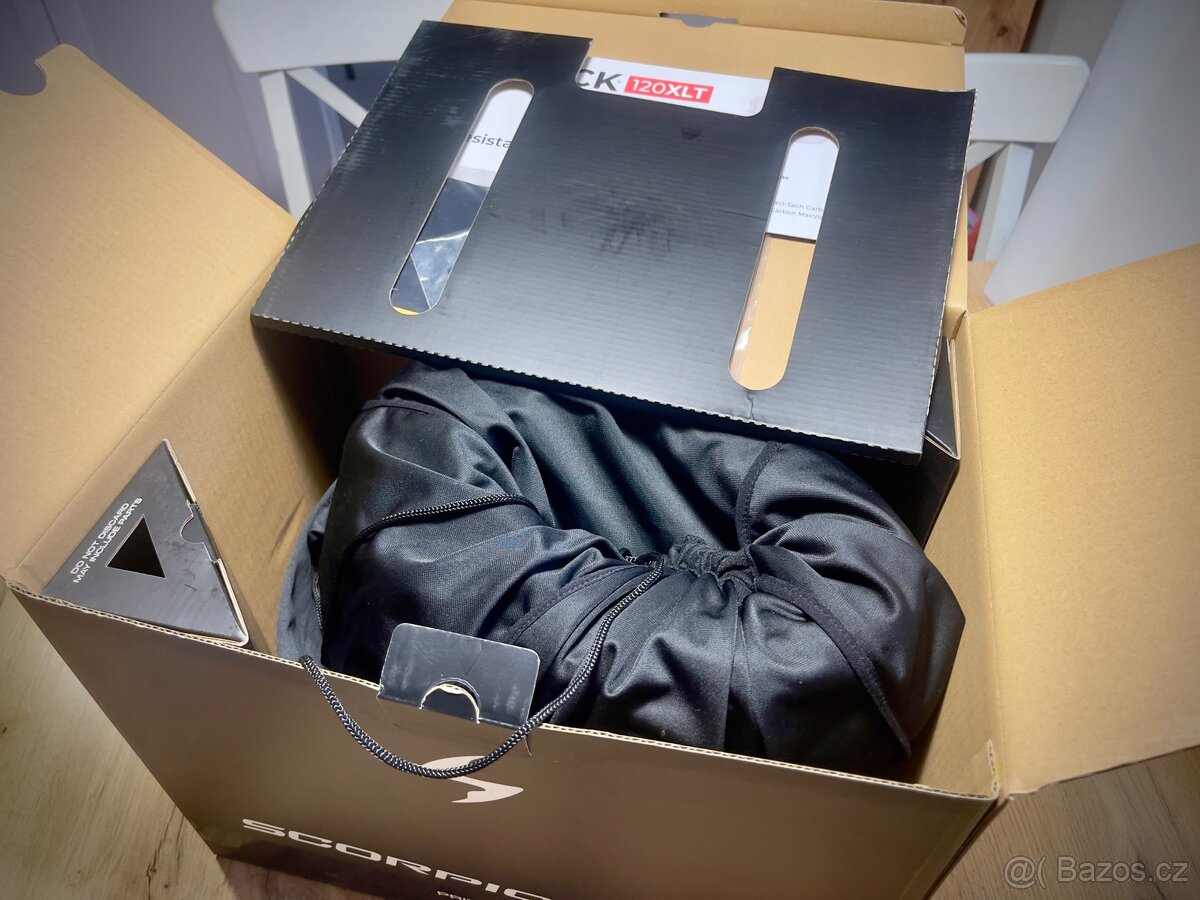 Přilba překlopná Scorpion EXO-Tech EVO Carbon XL + kom - 16