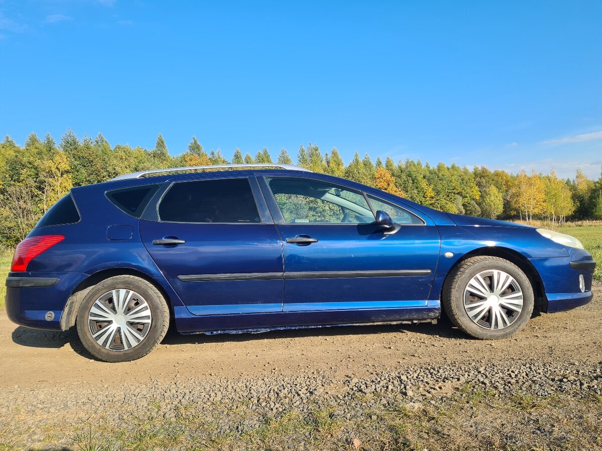 Peugeot 407 SW LPG 2.0 100kw,,bez koroze,Polokůže - 16