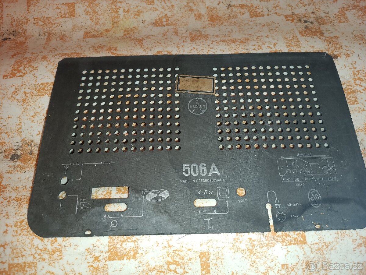 zadní kryty na historická radia - 16