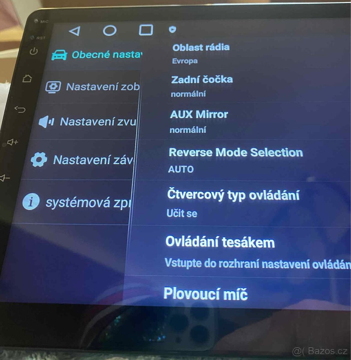 Autorádio Mercedes Benz Vito Android 15 - 16