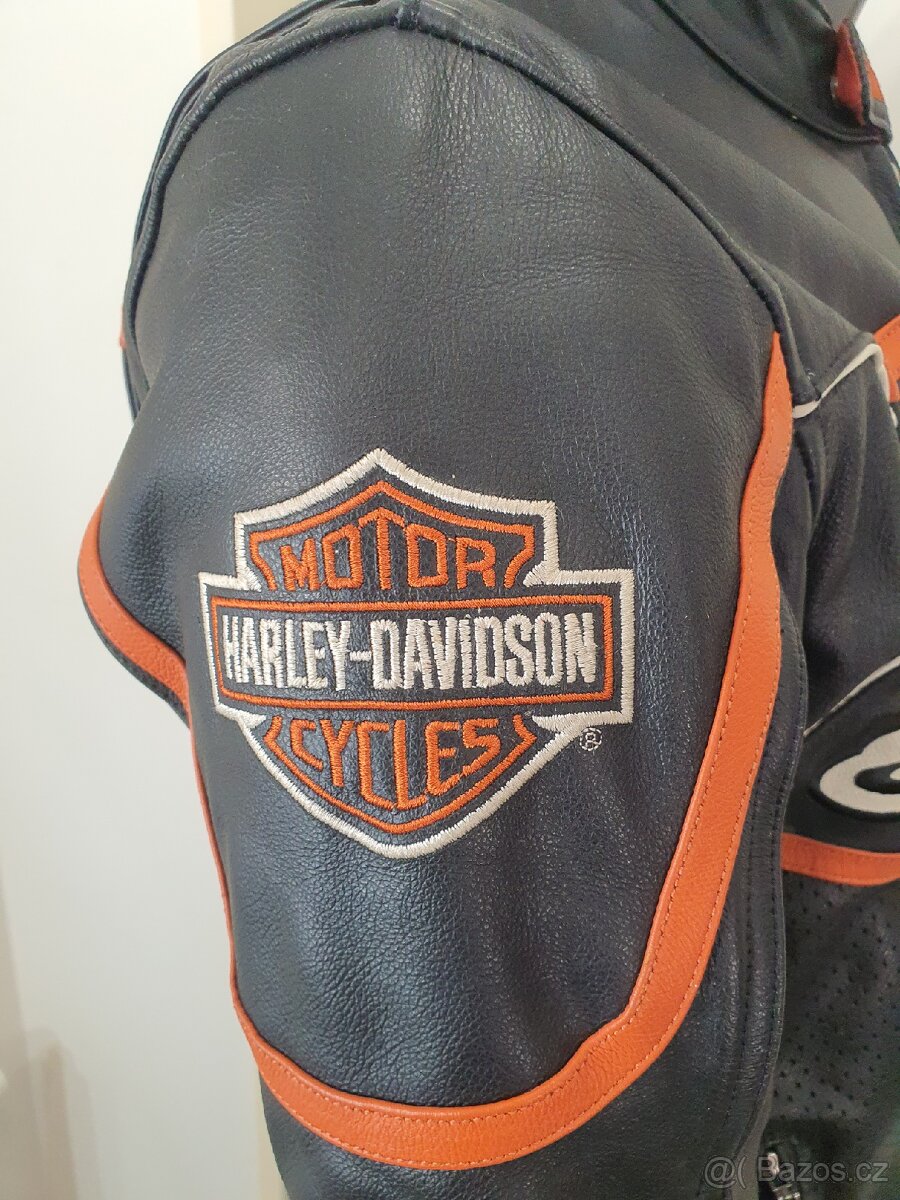 Harley Davidson Kožená bunda Vel. M - 16