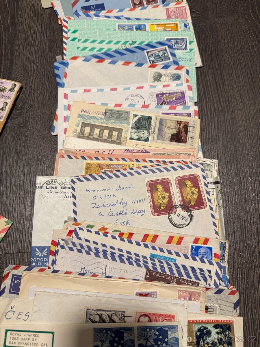 Sbírka známek, poštovní známky - přes 560 kusů celistvostí - 16