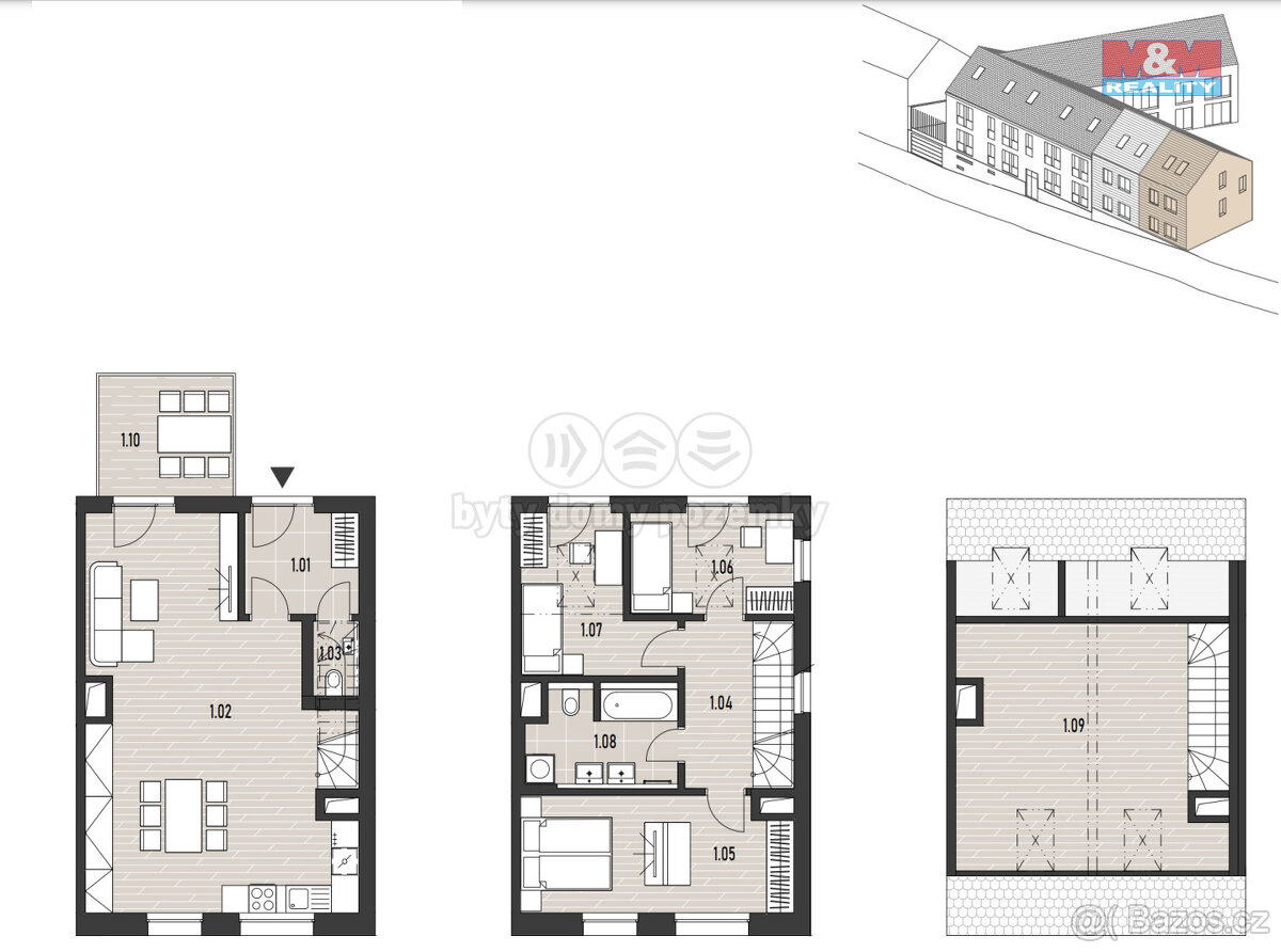 Prodej řadového domu 5+kk, 130 m², Praha-Břevnov - 16