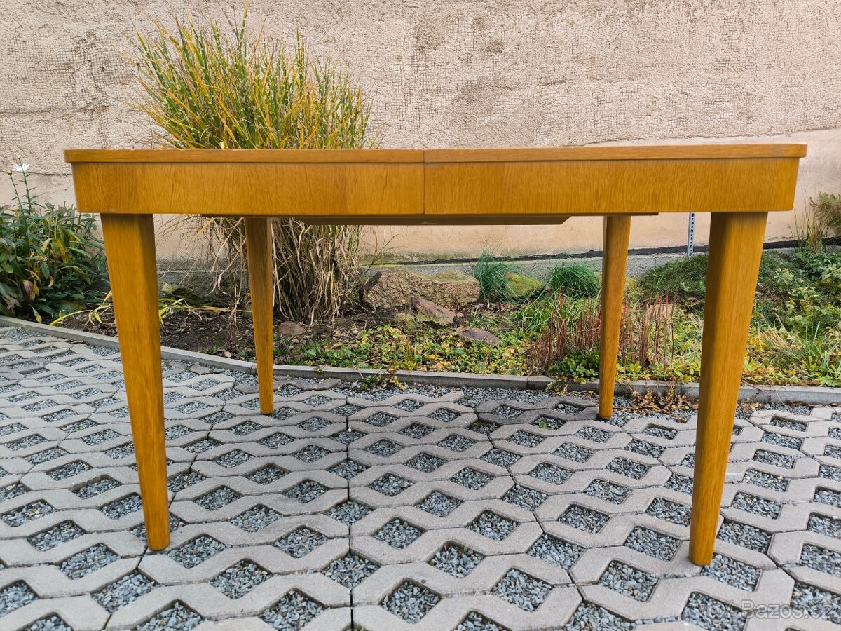 Art Deco jídelní rozkládací stůl Jindřich Halabala - 16