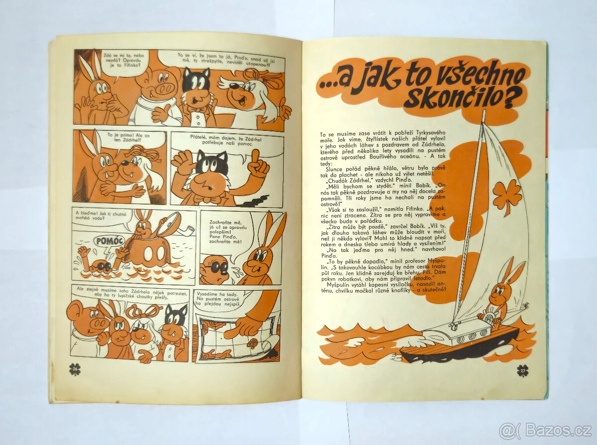 Čtyřlístek č.7 - Velké dobrodružství - Original 1970 - 16