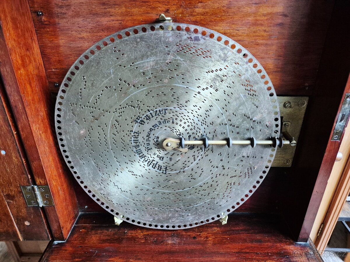 Starožitný Polyphon Musikwerke Leipzig, Německo, 1896 - 16