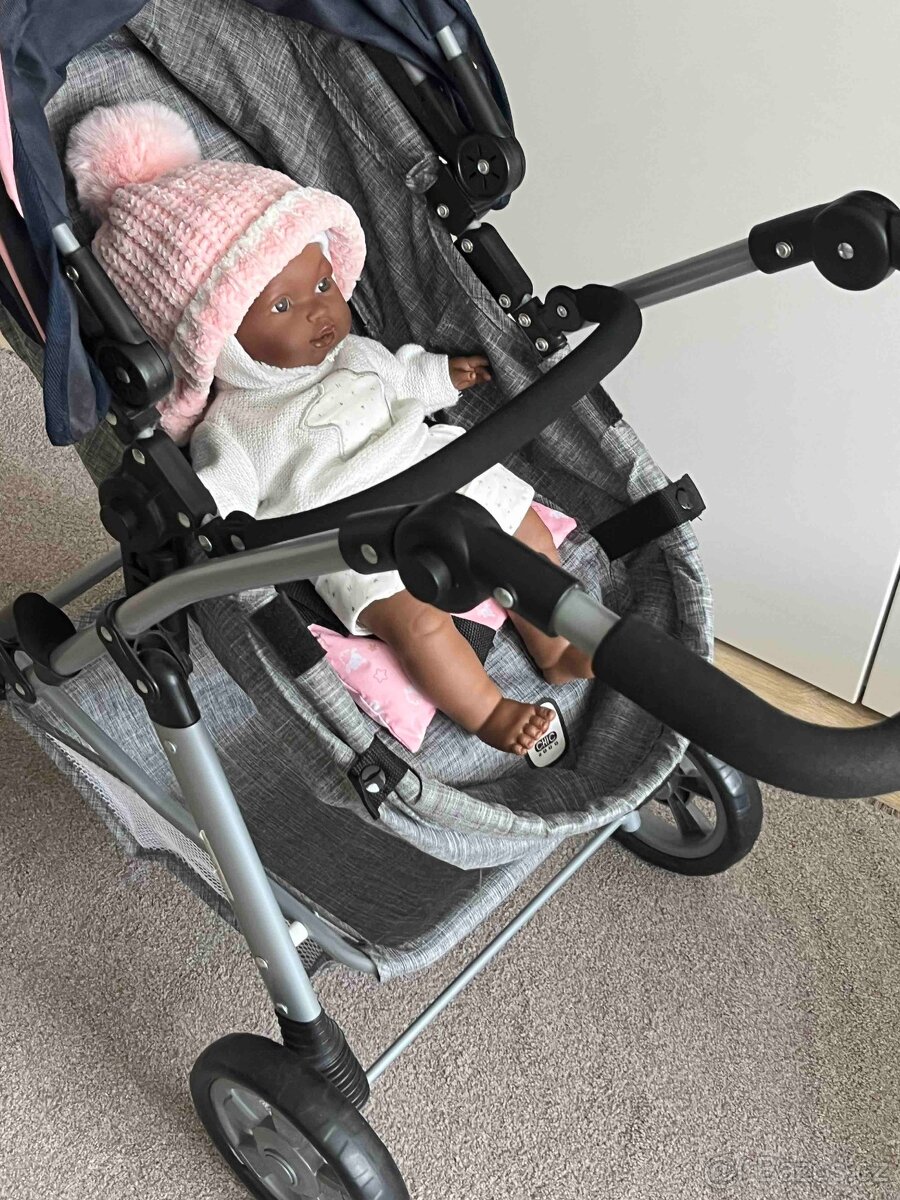 Kočárek na panenku zn. Chic - téměř nový - 16