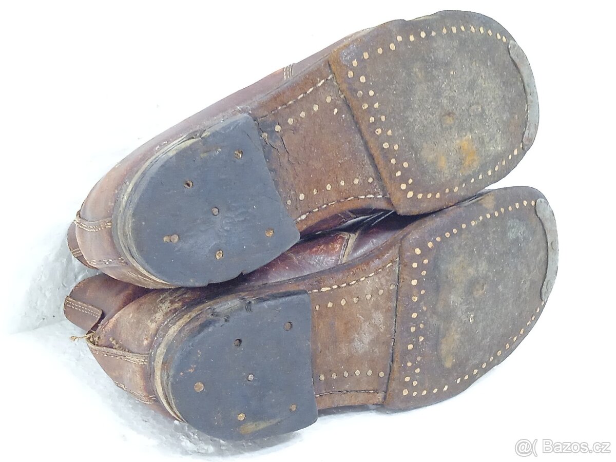 Avion - Staré retro brusle + klíč + boty - 16