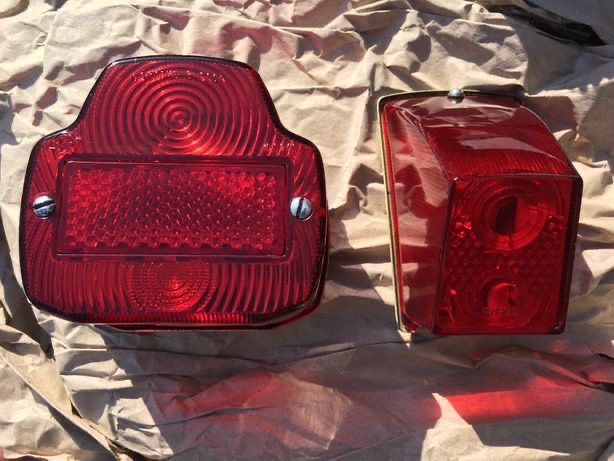 Zadní světlo odrážka žárovka kontrolka IŽ49 IŽ350 DKW - 16