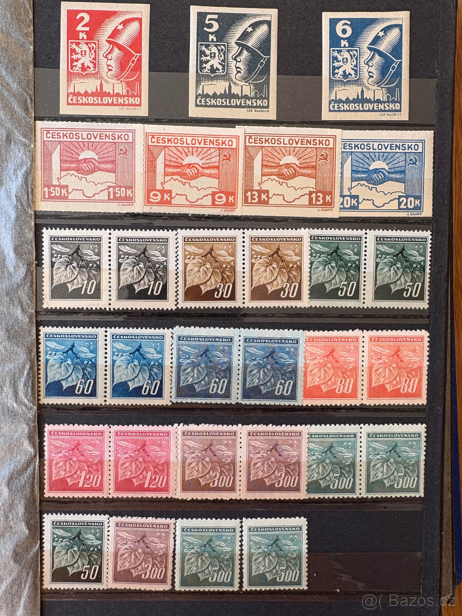 Sbírka známek z období Protektorátu a poválečného ČSR - 16