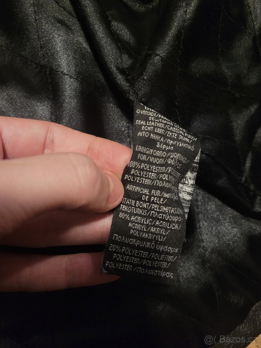 Černá kožená bunda Morena - 16