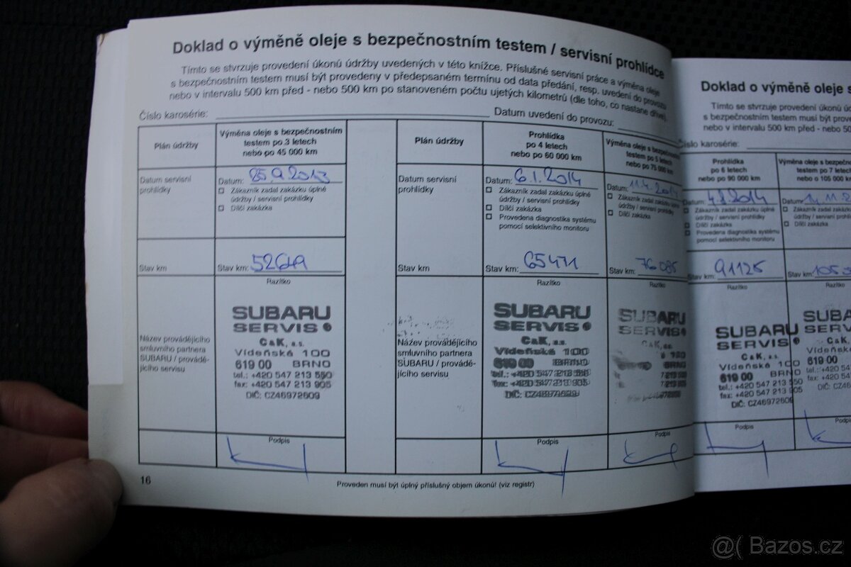 Subaru Forester, 2,0D 108KW, 4 x 4, ČR, DPH, r.v. 2012 - 16