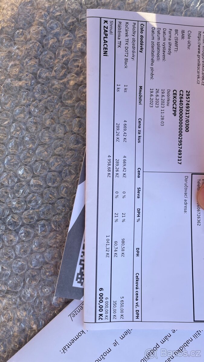 Golfky TFK Dot 2 - černá barva - 16