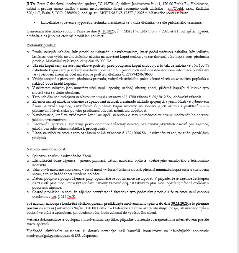 Kancelářské vybavení a výpočetní technika - 16