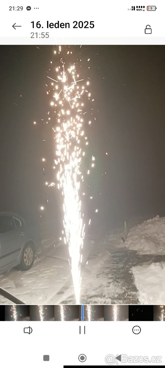 Spark - studený ohňostroj -různé výkony - 16