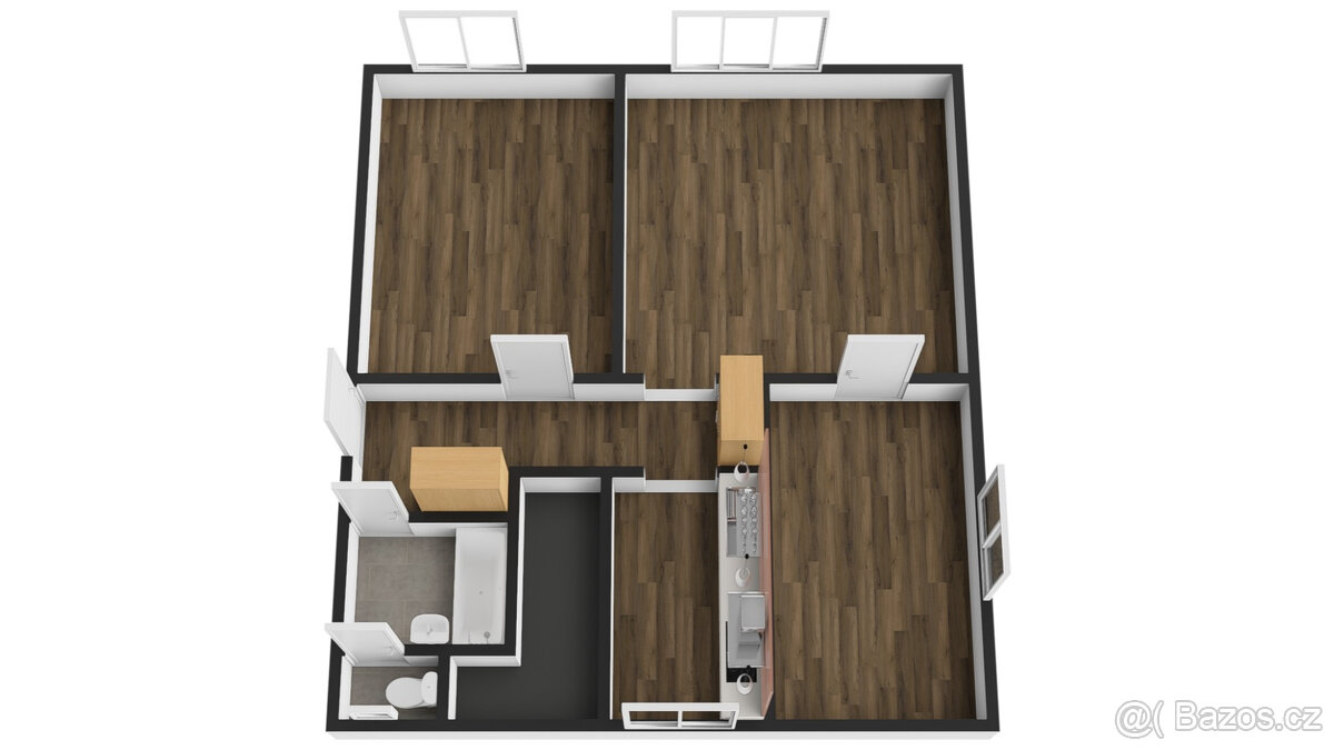 Příjemný byt se zahrádkou v Dobrovici u Mladé Boleslavi. - 16