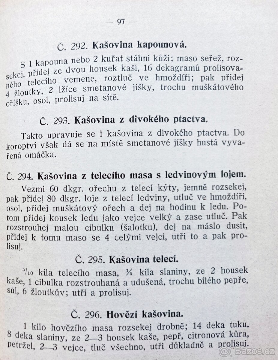 Rakousko Uhersko - kuchařská kniha z roku 1914 - 16