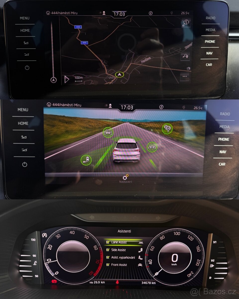 Škoda Kamiq SCOUT 1.5 TSI 110 kW Manuál Virtual Navi 34 tkm - 16