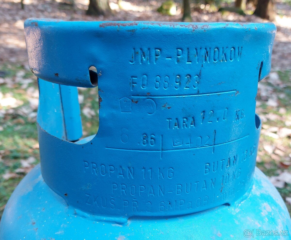 2x propanbutan lahev, 10kg - 16