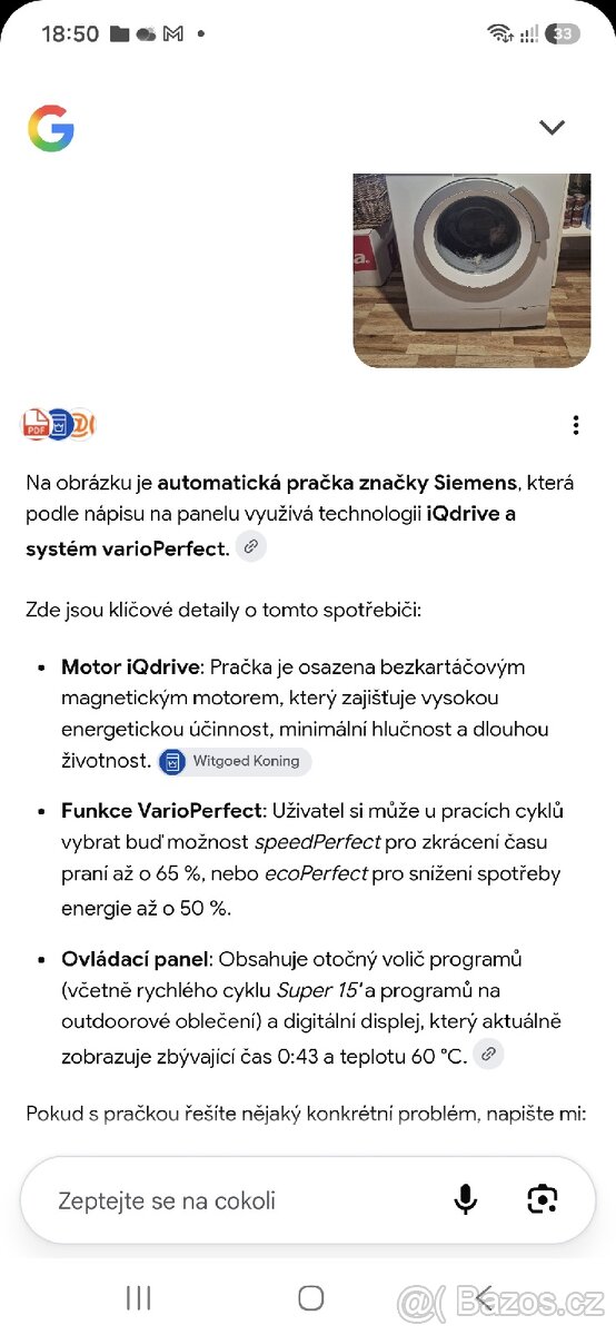 Pračka Siemens - 16