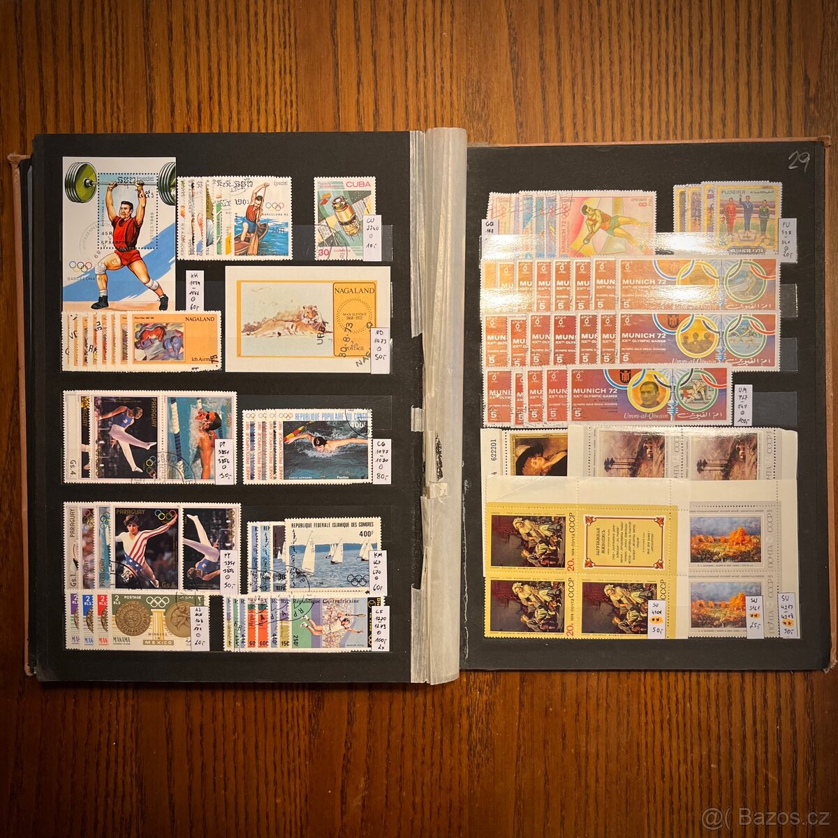 Album známek ( různé ) katalogová cena /15 600,- kč - 16