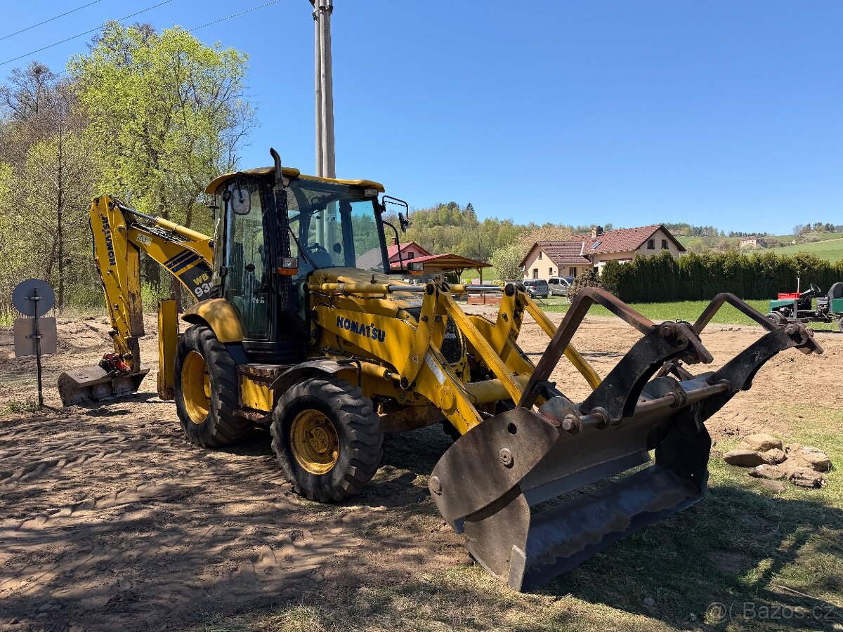 traktorbagr Komatsu WB93R - 16
