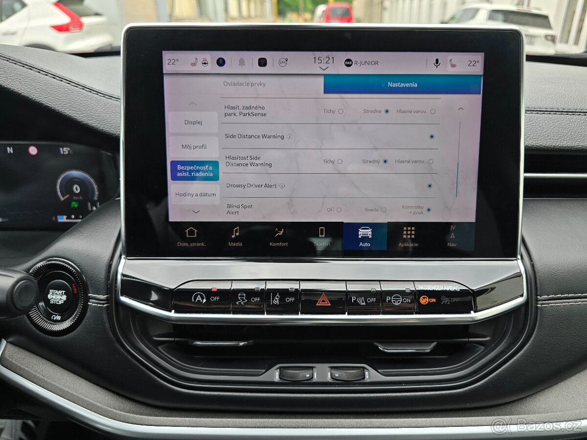 JEEP COMPASS 1,3 110kW LIMITED 2022 KAMERA NAVI KŮŽE ČR -DPH - 16