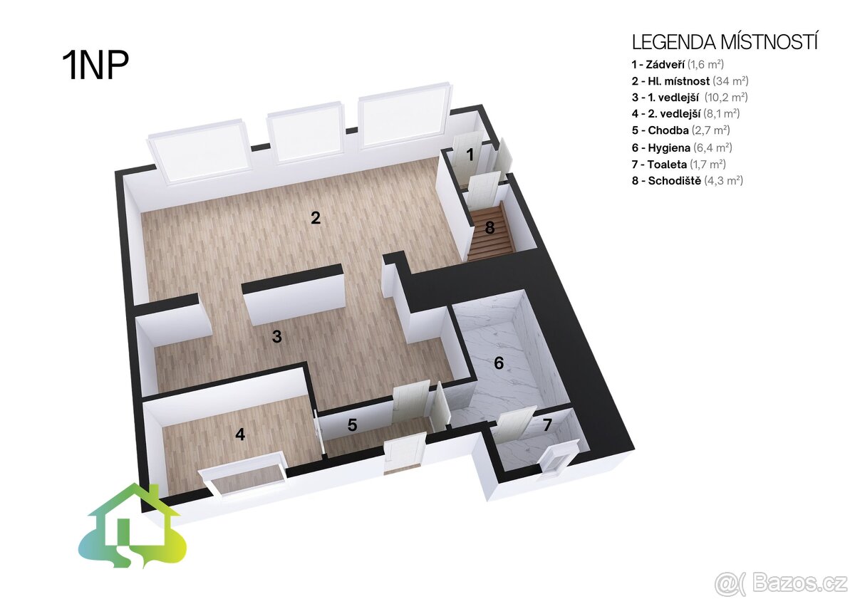 Pronájem obchodního prostoru (tatér/kadeřník/barber), Libere - 16