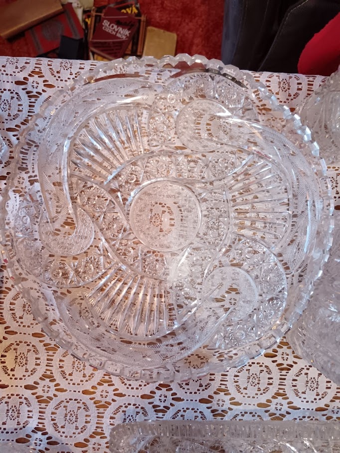 Obrovský set broušeného křišťálového skla (40+ ks) - 16