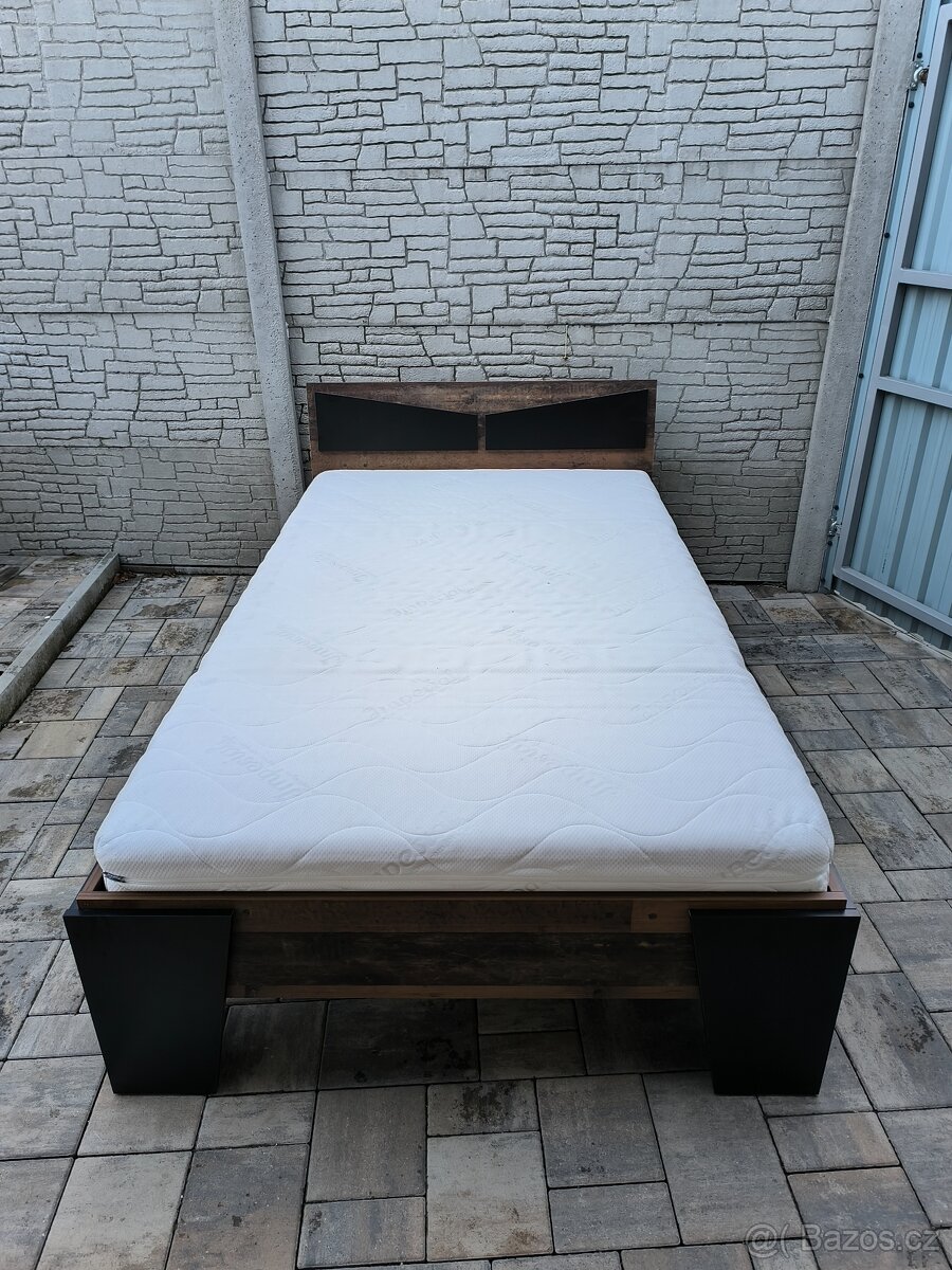 Prodám postel + Matrací 120cm x 200cm - 16