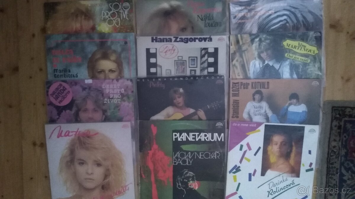 Prodám retro hudební skříň, gramofony a LP desky. - 16