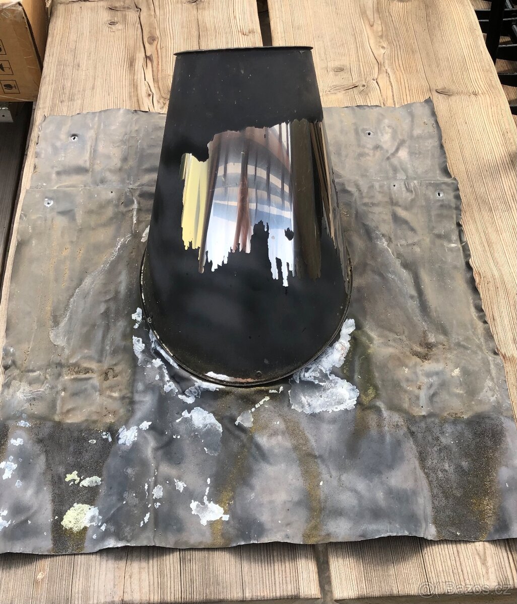 Komín nerez, izolovaný komín, sněholamy - 2 ks - 16