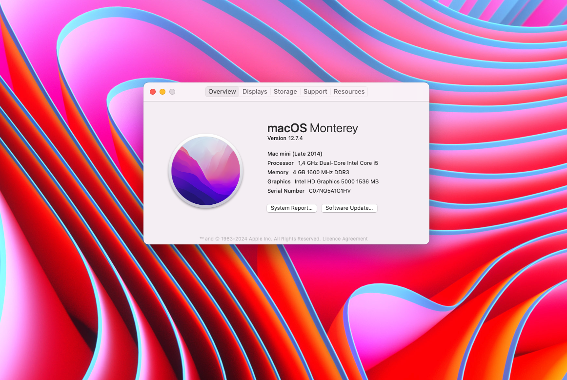 Mac Mini A1347, Magic Keyboard, Magic Mouse, Magic Trackpad - 16