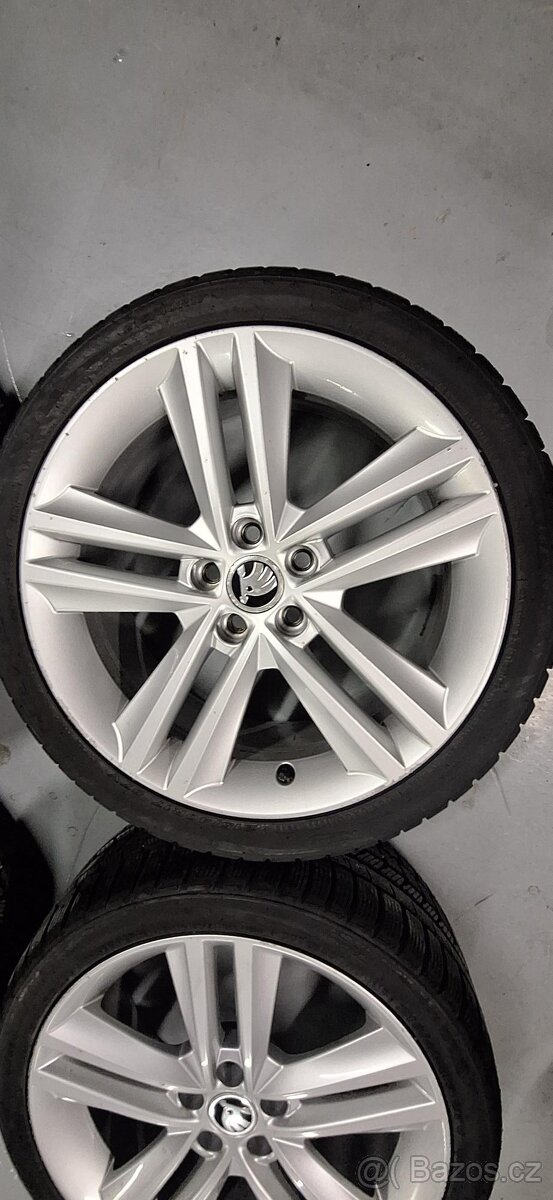 Kola s pneu 17", 5x100, 7Jx17, ET46, 215/40 R17 - 16